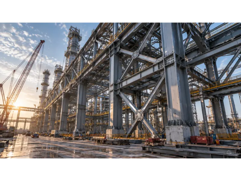 heavy duty structural steel construction projects